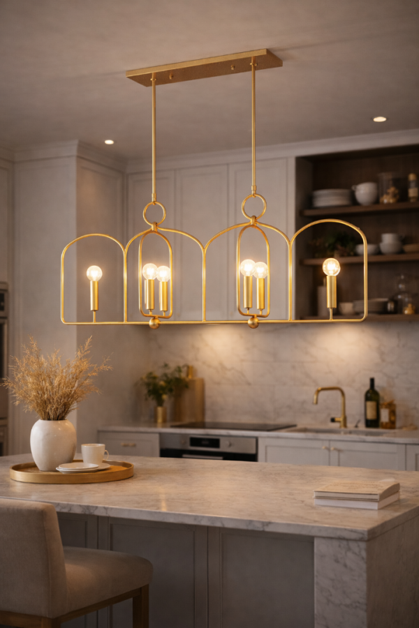 Atelier Mallory Linea Gold 6’lı E14 Lineer Avize – Yemek Masası ve Salon İçin Modern Metal Avize Atelier Mallory Linea Gold 6’lı E14 Lineer Avize – Yemek Masası ve Salon İçin Modern Metal Avize