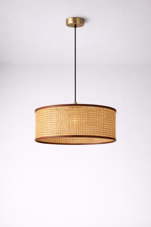 Aueren Rattan Tekli Sarkıt Avize – Doğal Hasır Şapkalı, Kablolu Modern Aydınlatma Aueren Rattan Tekli Sarkıt Avize – Doğal Hasır Şapkalı, Kablolu Modern Aydınlatma