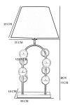Cabil Krom Kaplama Özel Tasarım Paslanmaz Metal Abajur Greysland Cabil Krom Kaplama Özel Tasarım Paslanmaz Metal Abajur Greysland