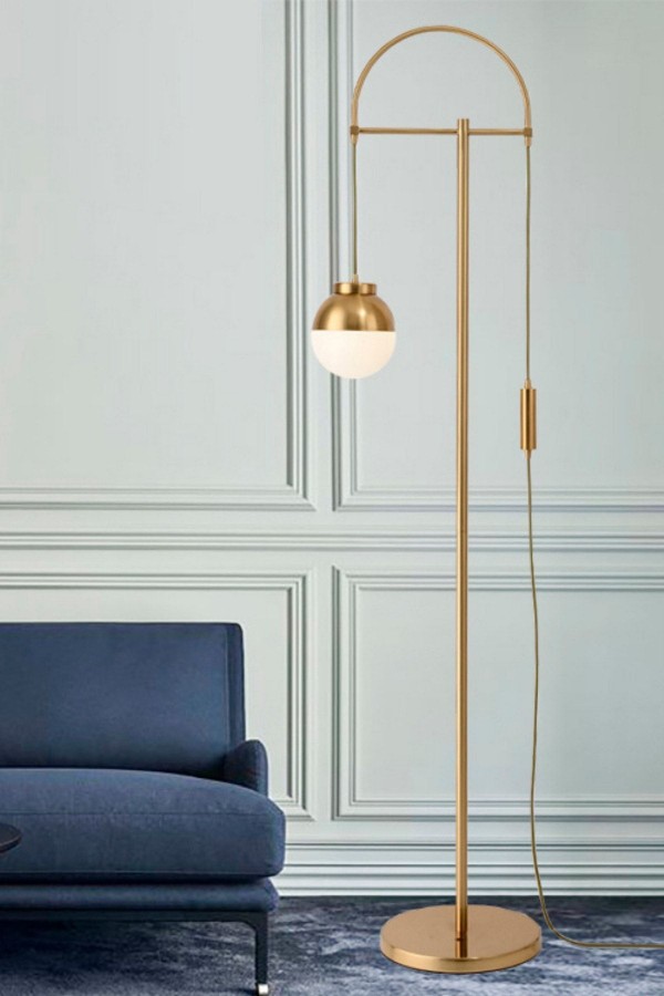 LMD-FR06 Brass Gold Kaplama Metal Lambader LMD-FR06 Brass Gold Kaplama Metal Lambader