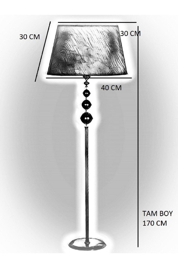 Krom Kaplama Üçlü Küre Düz Tekli Metal Ayak Lambader Krom Kaplama Üçlü Küre Düz Tekli Metal Ayak Lambader