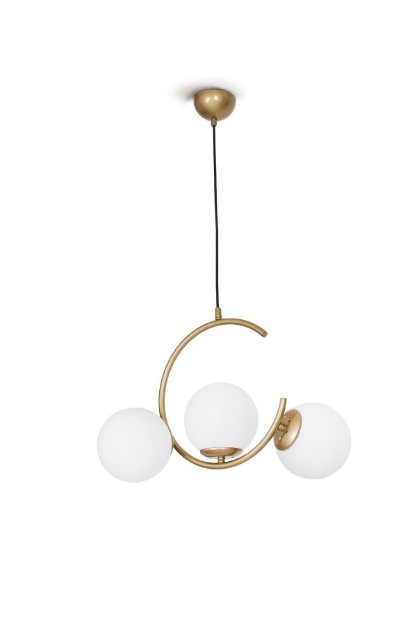 Lima 3lü Eskitme Mat Gold Beyaz Camlı Modern Genç Odası Yemek Masası Üstü Salon Avize Lima 3lü Eskitme Mat Gold Beyaz Camlı Modern Genç Odası Yemek Masası Üstü Salon Avize