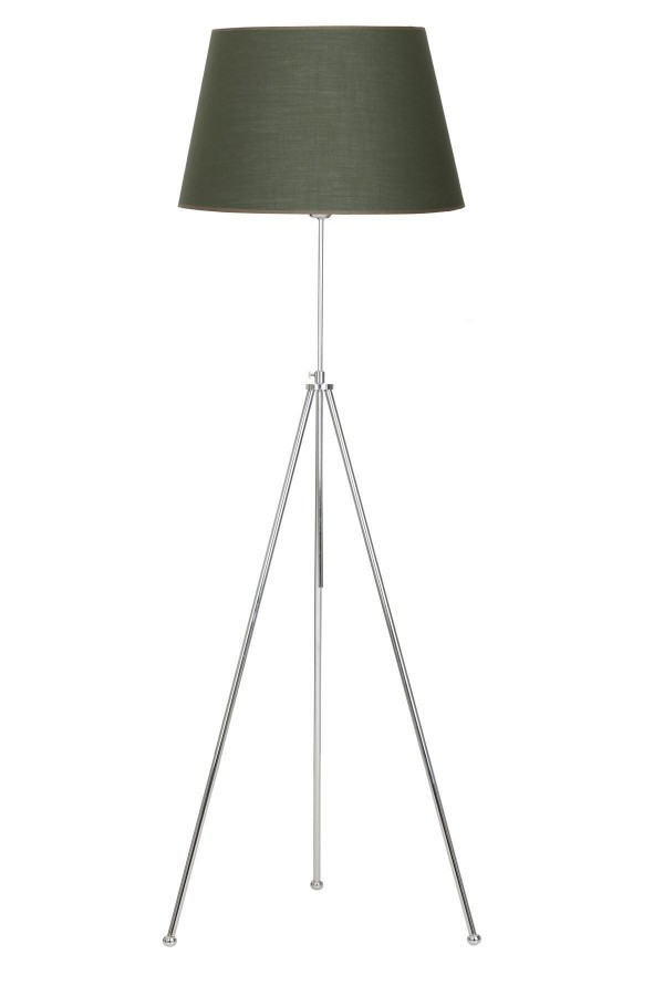 Noa Krom Kaplama Tripod Boyu Ayarlanabilir Metal Lambader - Haki Noa Krom Kaplama Tripod Boyu Ayarlanabilir Metal Lambader - Haki