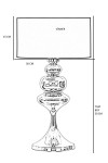 Balance Krom Kaplama Özel Tasarım Metal Abajur - Çvş Desenli Balance Krom Kaplama Özel Tasarım Metal Abajur - Çvş Desenli