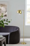 LMD-FR09 Brass Eskitme Mat Gold Kaplama Metal Lambader LMD-FR09 Brass Eskitme Mat Gold Kaplama Metal Lambader