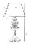Balance Krom Kaplama Özel Tasarım Metal Abajur - Gri Balance Krom Kaplama Özel Tasarım Metal Abajur - Gri