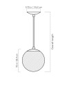 Avz-uk03 Metal-cam Sarkıt Tekli Avize Avz-uk03 Metal-cam Sarkıt Tekli Avize