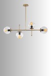 Lemina 4'lü Eskitme Mat Gold Modern Yemek Masası Üstü Yatak odası Salon Avize Lemina 4'lü Eskitme Mat Gold Modern Yemek Masası Üstü Yatak odası Salon Avize