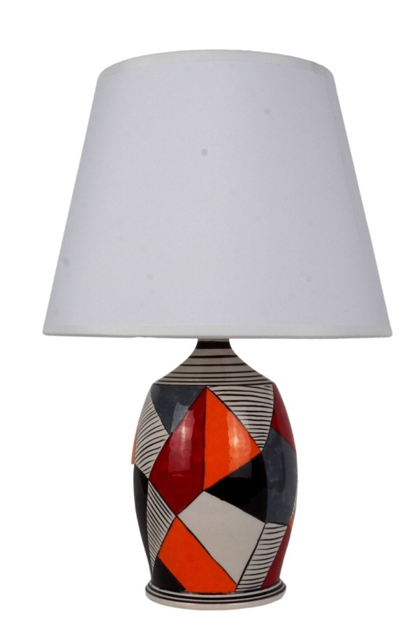 Luxury Series Origami Porselen Abajur - Beyaz Luxury Series Origami Porselen Abajur - Beyaz