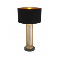 ABJ-FR01 Condo Eskitme Mat Gold Kaplama Metal Abajur - Siyah ABJ-FR01 Condo Eskitme Mat Gold Kaplama Metal Abajur - Siyah