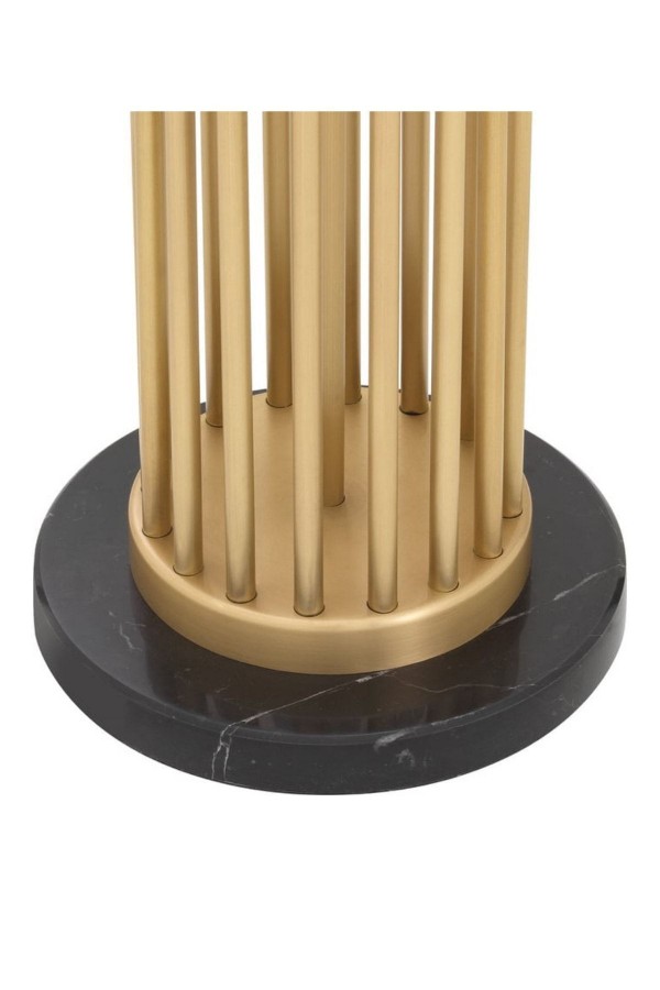 LMD-FR07 Condo Eskitme Mat Gold Kaplama Metal Lambader - Siyah LMD-FR07 Condo Eskitme Mat Gold Kaplama Metal Lambader - Siyah