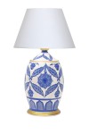 Handmade Ceramic Botanical Özel Tasarım Abajur - Beyaz Handmade Ceramic Botanical Özel Tasarım Abajur - Beyaz