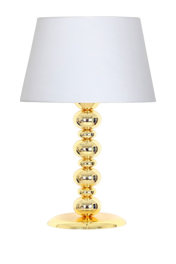 Gold Kaplama Blanc Metal Abajur - Beyaz Gold Kaplama Blanc Metal Abajur - Beyaz