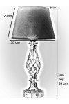 Silver Kaplama Helezon Abajur - Mor Silver Kaplama Helezon Abajur - Mor