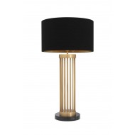 ABJ-FR01 Condo Eskitme Mat Gold Kaplama Metal Abajur - Siyah ABJ-FR01 Condo Eskitme Mat Gold Kaplama Metal Abajur - Siyah