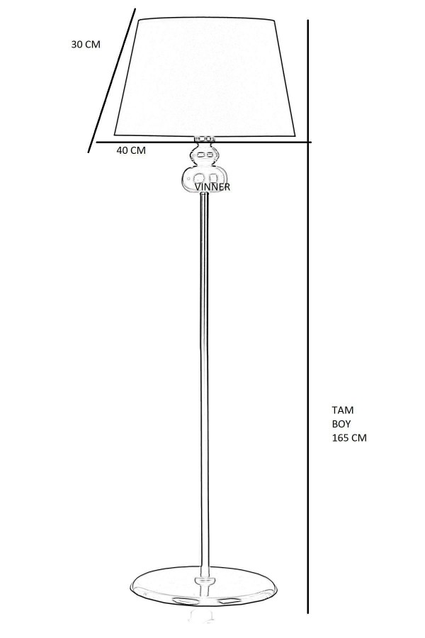 Balance Siyah Kaplama Özel Tasarım Metal Lambader - Wawe Desenli Balance Siyah Kaplama Özel Tasarım Metal Lambader - Wawe Desenli
