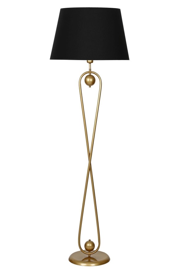Forever Statik Eskitme Mat Gold Metal Lambader