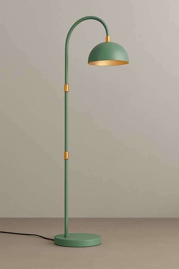Curve Lambader Modern Dekoratif Metal Oturma Odası Çalışma Odası Zemin Lambası