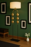 Rustica Modern Metal Lambader – Krom ve Gold Gövdeli Rustica Modern Metal Lambader – Krom ve Gold Gövdeli