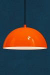 BoldLine Modern Sarkıt Avize – Parlak Turuncu Dome Tasarım, Mutfak Salon Kafe Aydınlatma BoldLine Modern Sarkıt Avize – Parlak Turuncu Dome Tasarım, Mutfak Salon Kafe Aydınlatma